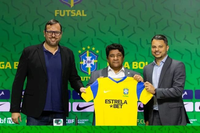 Estrela Bet anuncia patrocínio à Seleção Brasileira de Futsal