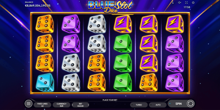 Explore o Retorno do Lendário Blue Slot da Endorphina com Nova Mecânica de Dados!
