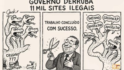 Charge do Dia - Governo Derruba 11 Mil sites ilegais (Gaming365)