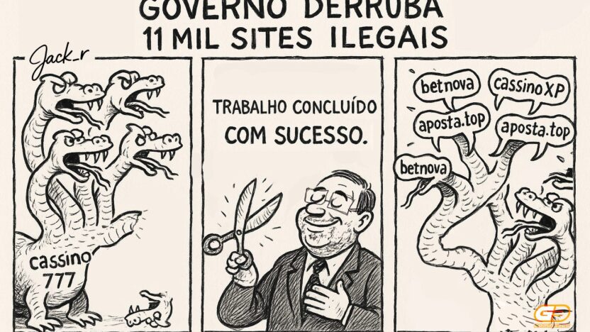 Charge do Dia - Governo Derruba 11 Mil sites ilegais (Gaming365)