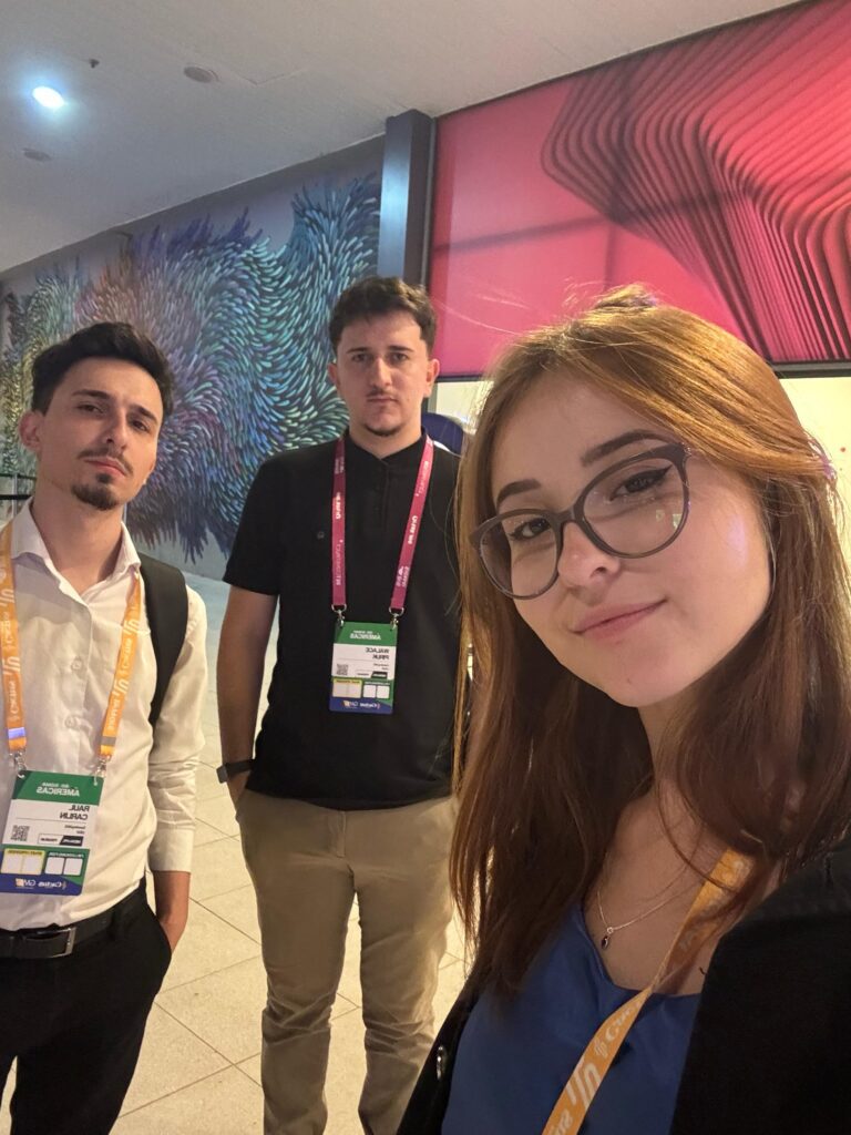 Raul Carlin, Walace Piruk e Aline Carlin na BIS