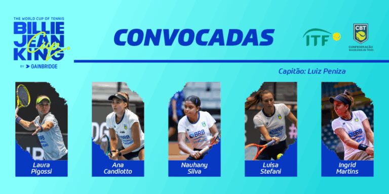 Tênis: seleção é convocada para playoffs da Billie Jean King Cup